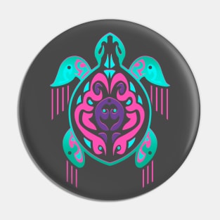 Ultraviolet Turtle Pin