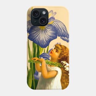 The little girl with the bouquet of lilies Phone Case