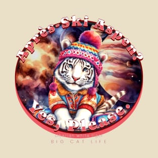 Apres-Ski Aspen Galactic Beanie White Tiger 64T T-Shirt