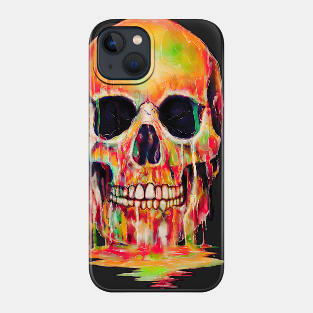 Dye Out - Skull - Phone Case