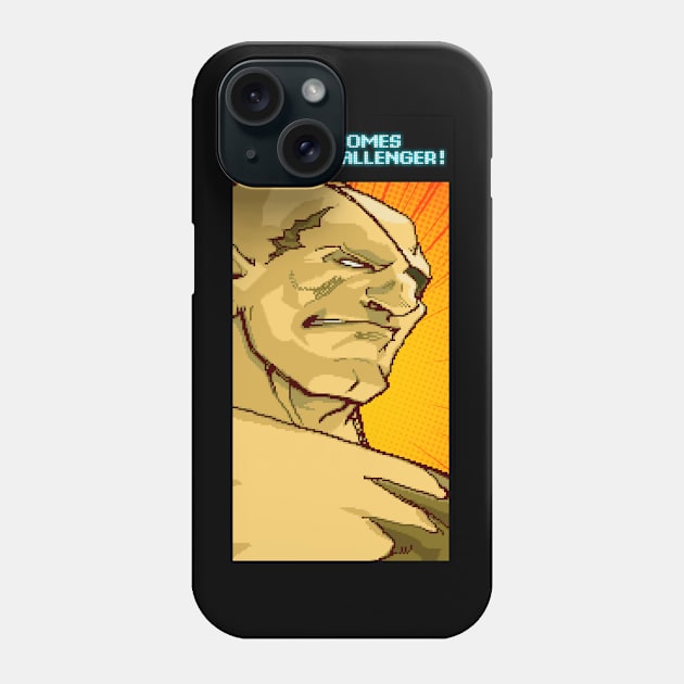 Here Comes A New Challenger - Sagat Phone Case by nocartinslot