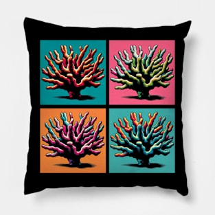 Pop Staghorn Coral - Cool Underwater Pillow