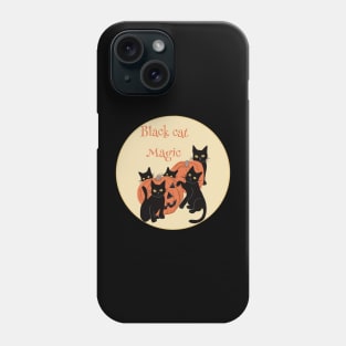 Black Cat Magic Phone Case