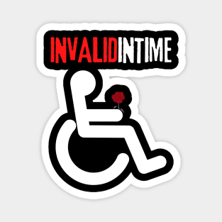 Invalid, Handicap Love, Valentines Wheelchair Magnet