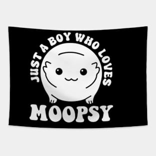 Just A Boy Who Loves Moopsy Tapestry