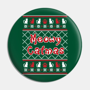 Meowy Catmas Pin