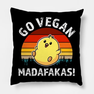 Go Vegan Madafakas! Pillow