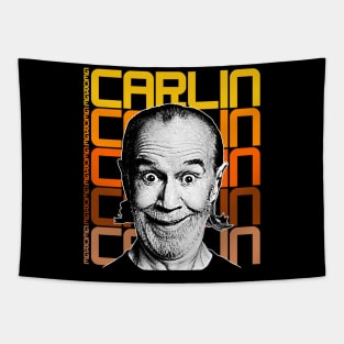 George Carlin :: Retro Comedy FanArt Tribute Tapestry