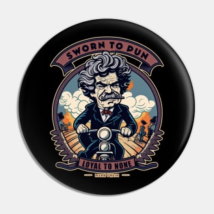 Mark Twain - Sworn to Pun, Loyal to None Pin