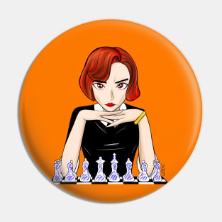 the queen beth harmon in chess gambling arts Pin