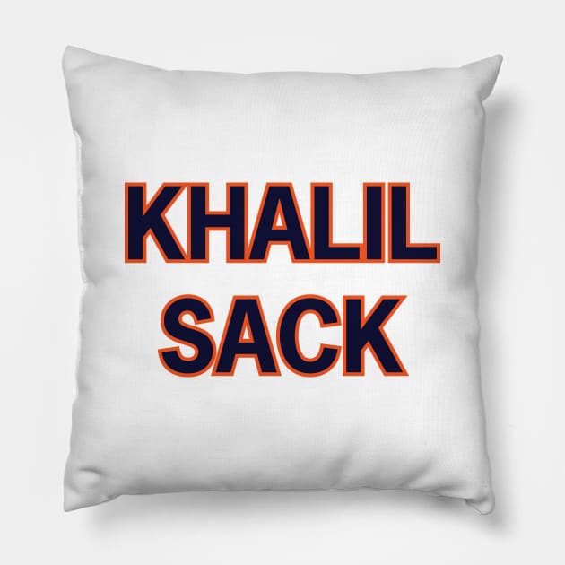 Khalil Sack - White Pillow by KFig21