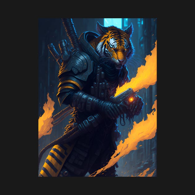 Tiger's Techno Inferno by star trek fanart and more