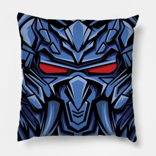 Mecha Gundam Blue Pillow