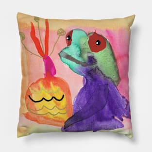 Frog's Birthday Pillow