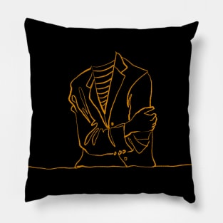 Gentleman holding arms-gentleman design Pillow