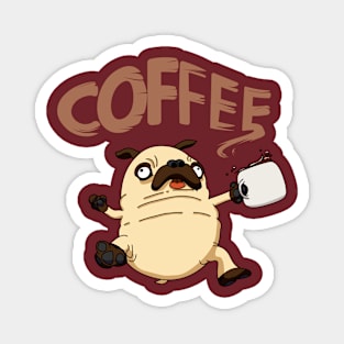 I'll Have The Coffee Pug Combo Please Magnet