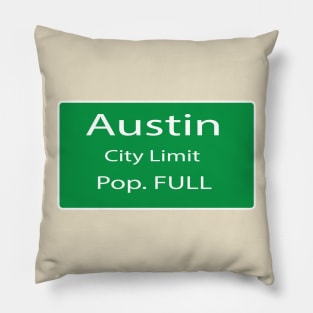 austin population full Pillow