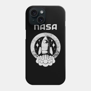 Nasa vintage rocket Phone Case