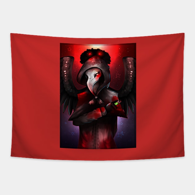 Plague Doctor Tapestry by rocioam7