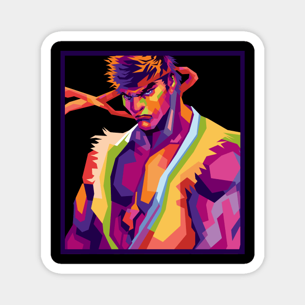 Ryu street fighter Magnet by Danwpap2