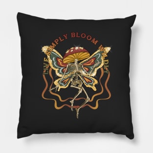 Live Simply Bloom Wildly Pillow