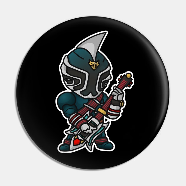 Kamen Rider Todoroki Chibi Style Kawaii Pin by The Toku Verse