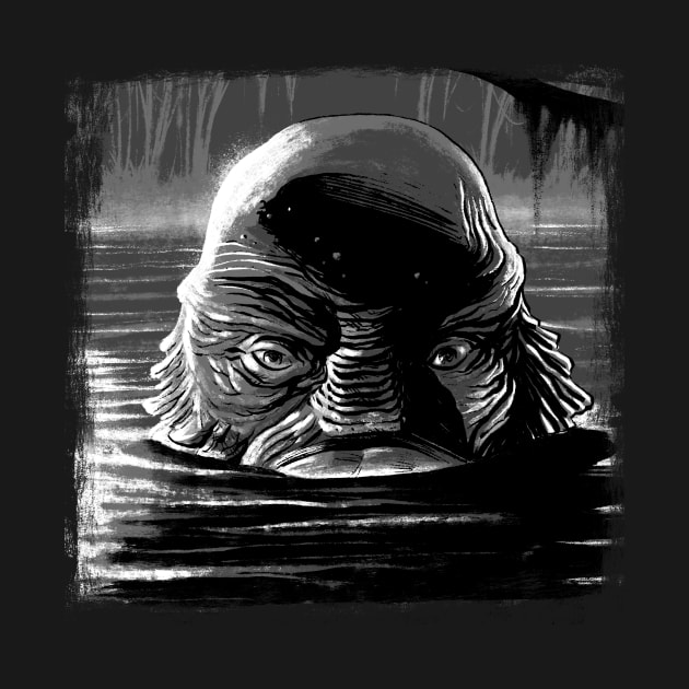 The Creature from the Black Lagoon by pavstudio