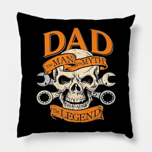 Mechanic Daddy Legend Fathers Day Pillow