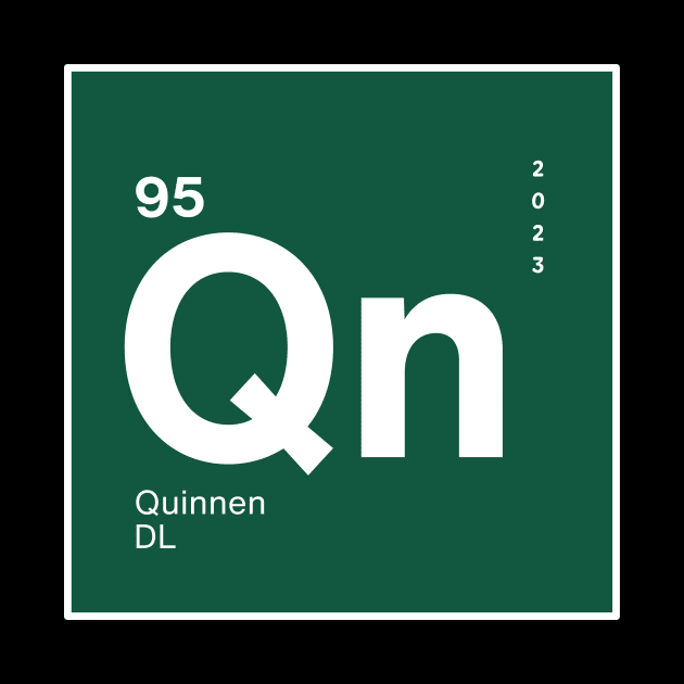 Quinnen Williams NY Jets Player Periodic Table Element by Sleepless in NY