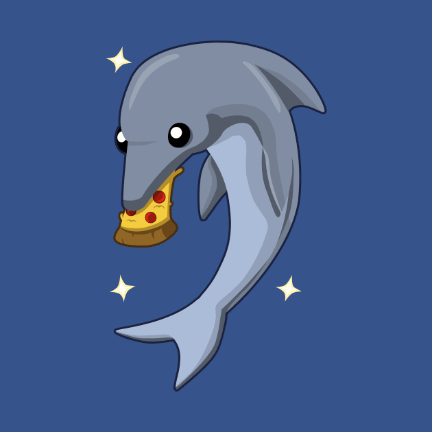 Dolphin & Pizza by Odedil87