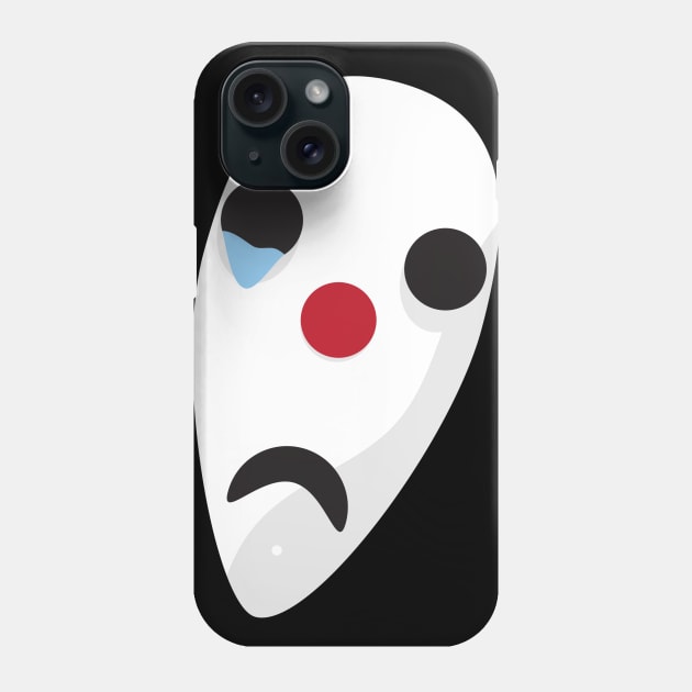 The crying clown face Phone Case by dmac