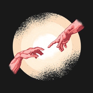 Creation Moment, God and Adam touching Hands T-Shirt