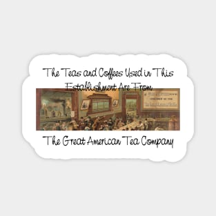 Americana, Tea Restaurant Magnet