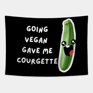 Courgette Funny Vegan Pun Tapestry