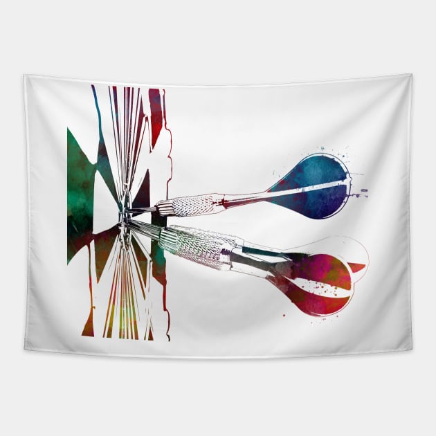 darts sport art #darts #sport Tapestry by JBJart