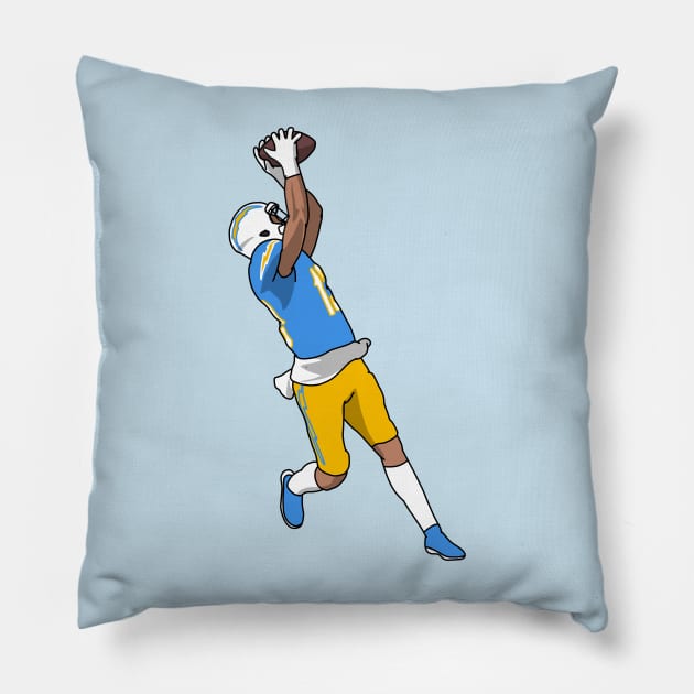 keenan catching the ball Pillow by rsclvisual