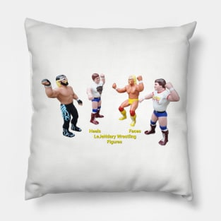 Heels Faces LeJeNdary Wrestling Figures Pillow