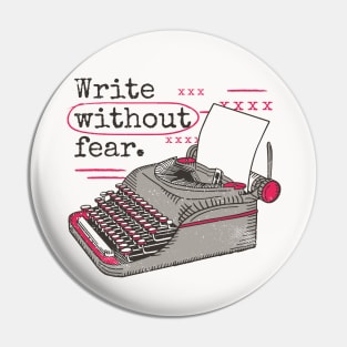 Write Without Fear // Vintage Typewriter Inspiration Pin