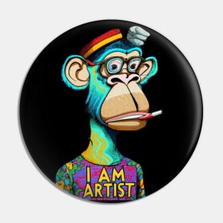 I Am Artist Pin