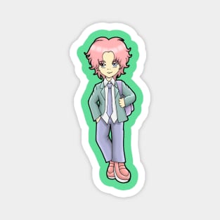 CHIBI ANIME COOL BOY SCHOOL UNIFORM Magnet