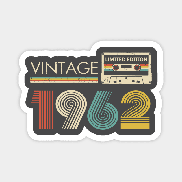 Vintage 1962 Limited Edition Cassette Magnet by louismcfarland