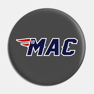 Mac 10, New England Football Pin