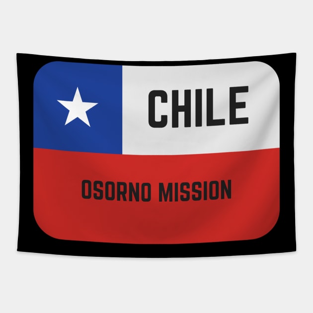 Chile Osorno Mission LDS Mormon Missionary Tapestry by MalibuSun