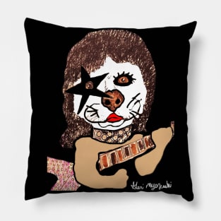 Kiss The Rockstar Dog Pillow