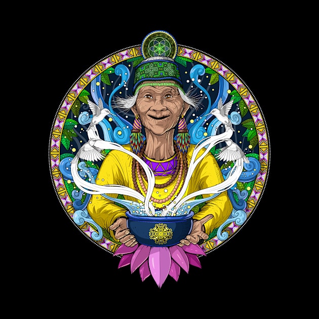 Ayahuasca Shaman by underheaven