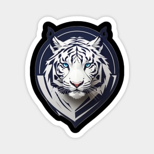 white tiger Magnet