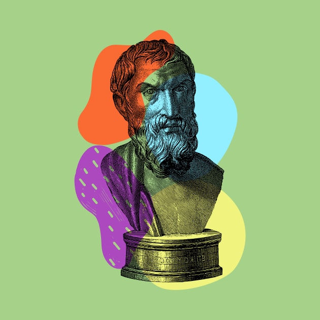 Epicurus the Greek Philosopher by 45 Creative Club