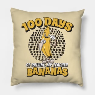 100 Days of Driving My Teacher Bananas // Funny 100th Day of School Pillow