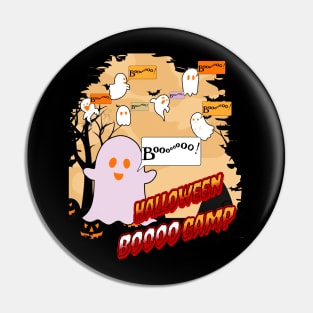 Cute Halloween Boooocamp Pin