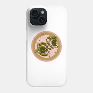 Pink and green astronaut dream Phone Case